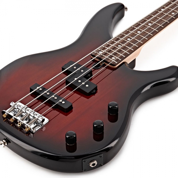 Yamaha TRBX174 4-String Bass Guitar With Bag - Old Violin Sunburst - Image 6