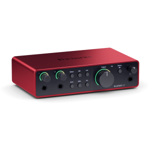 Focusrite Scarlett 2i2 4th Generation 2-in, 2-out USB Audio Interface