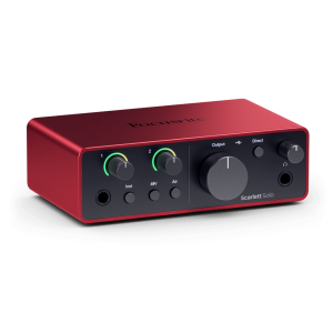Focusrite Scarlett Solo 4th Generation 2in-2out Audio Interface